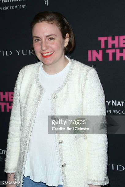 Lena Dunham attends "The Boys in the Band" 50th Anniversary Celebration at Booth Theatre on May 30, 2018 in New York City.