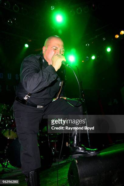 Singer Nick Hernandez of Kommandant performs at the House Of Blues in Chicago, Illinois on January 26, 2010.