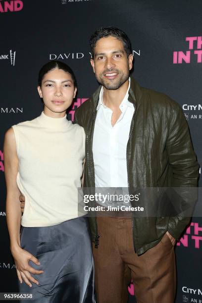 Grace Gail and Adam Rodriguez attend "The Boys in the Band" 50th Anniversary Celebration at Booth Theatre on May 30, 2018 in New York City.