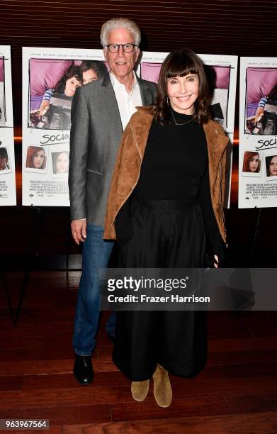 Ted Danson and Mary Steenburgen attend the Premiere of Paramount Pictures and Vertical Entertainment's "Social Animals" at The Landmark on May 30,...