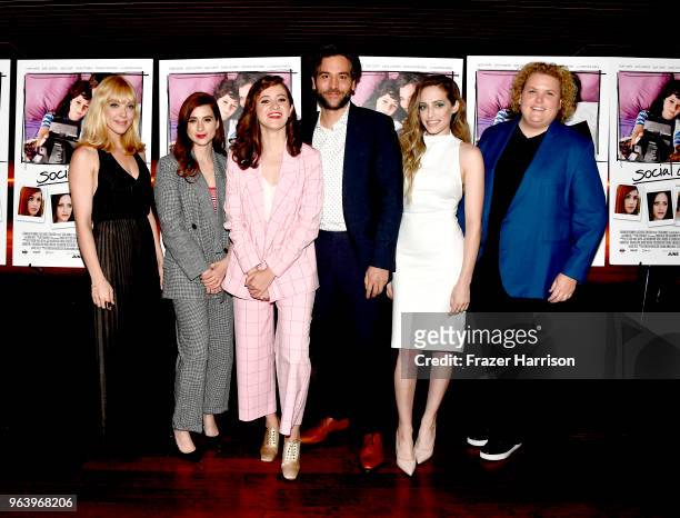Director Theresa Bennett, Aya Cash, Noel Wells, Josh Radnor, Carly Chaikin and Fortune Feimster attends the Premiere of Paramount Pictures and...