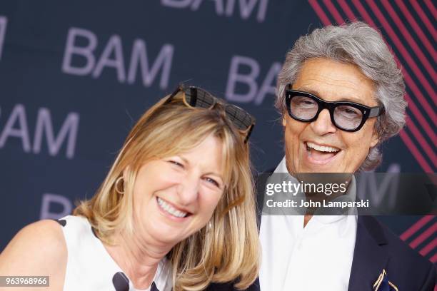 Joanne Donovan Fisher and Tommy Tune attend BAM Gala 2018 at Brooklyn Cruise Terminal on May 30, 2018 in New York City.