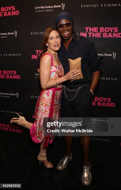 Laura Benanti and Miss J. Alexander attend 'The Boys in the Band' 50th Anniversary Celebration at The Booth Theatre on May 30, 2018 in New York City.