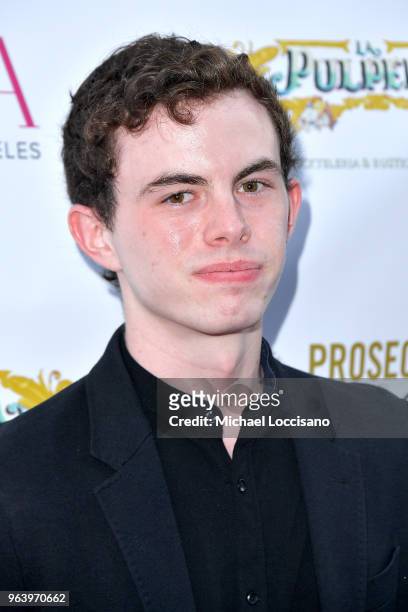 Actor Max MacKenzie attends Bella New York magazine's beauty cover launch at La Pulperia Restaurant on May 29, 2018 in New York City.