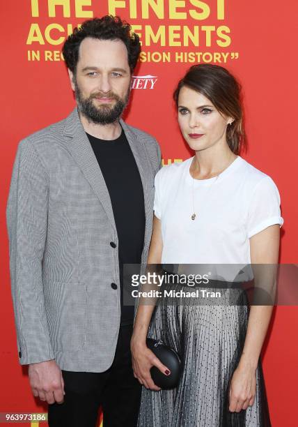 Matthew Rhys and Keri Russell attend the for your consideration Series Finale of FX's "The Americans" held at Saban Media Center on May 30, 2018 in...