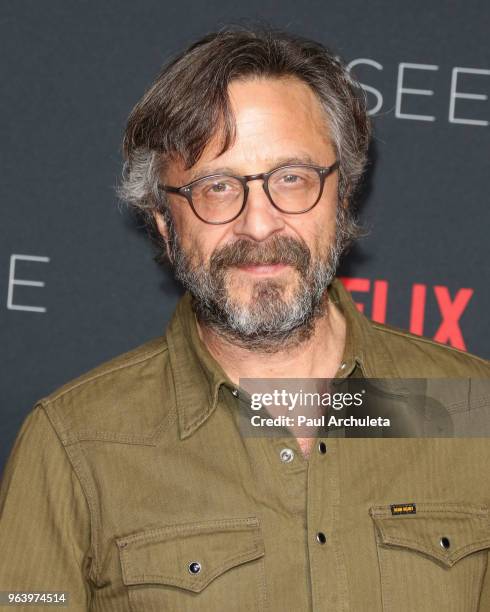 Actor / Comedian Marc Maron attends the #NETFLIXFYSEE For Your Consideration event for "GLOW" at Netflix FYSEE At Raleigh Studios on May 30, 2018 in...