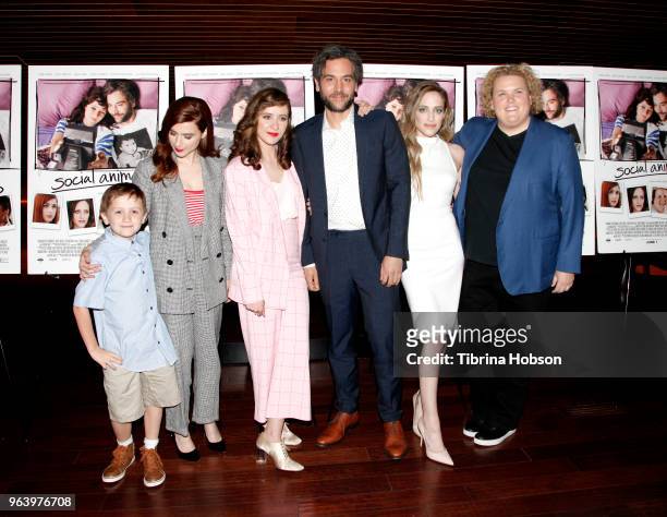 Brayden Scott, Aya Cash, Noel Wells, Josh Radnor, Carly Chaikin and Fortune Feimster attend the premiere of Paramount Pictures and Vertical...