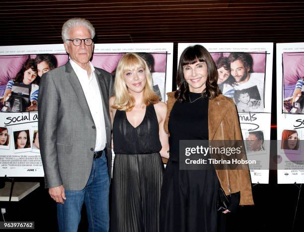 Ted Danson, Theresa Bennett and Mary Steenburgen attend the premiere of Paramount Pictures and Vertical Entertainment's 'Social Animals' at The...