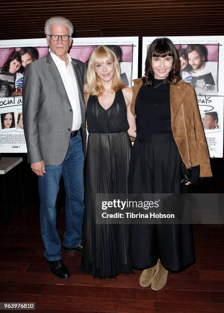 Ted Danson, Theresa Bennett and Mary Steenburgen attend the premiere of Paramount Pictures and Vertical Entertainment's 'Social Animals' at The...