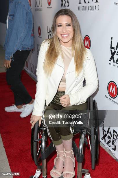 Chelsie Hill attends the dance video release party For "Florets" at Victory Theatre on May 30, 2018 in Burbank, California.
