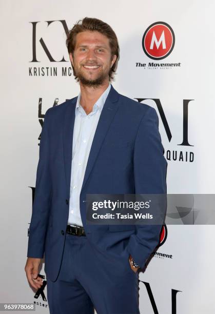 Magnus Christoffersen attends the dance video release party For "Florets" at Victory Theatre on May 30, 2018 in Burbank, California.