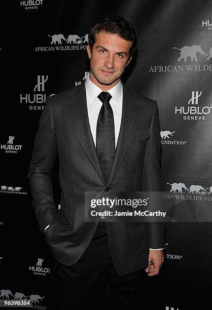 Stavros Niarchos attends the Hublot and African Wildlife Foundation Auction Dinner at American Museum of Natural History - African Mammals Room on...