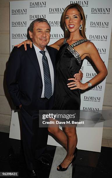 Sol and Heather Kerzner attend the Damiani Jewellery party at The Connaught Hotel on February 3, 2010 in London, England.