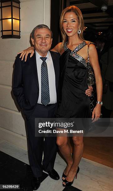 Sol and Heather Kerzner attend the Damiani Jewellery party at The Connaught Hotel on February 3, 2010 in London, England.