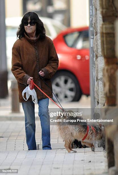 Pepa Flores is seen on February 3, 2010 in Malaga, Spain.