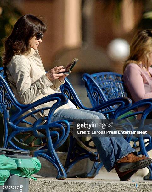 Pepa Flores is seen on February 3, 2010 in Malaga, Spain.