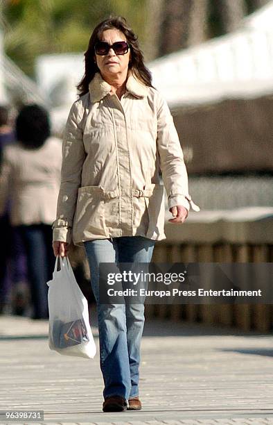 Pepa Flores is seen on February 3, 2010 in Malaga, Spain.