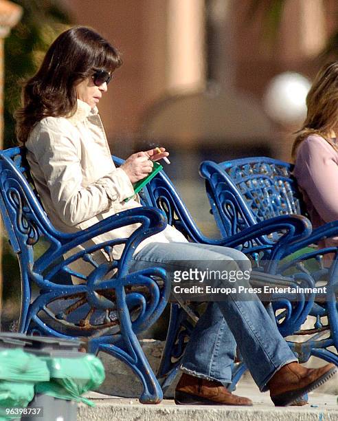 Pepa Flores is seen on February 3, 2010 in Malaga, Spain.