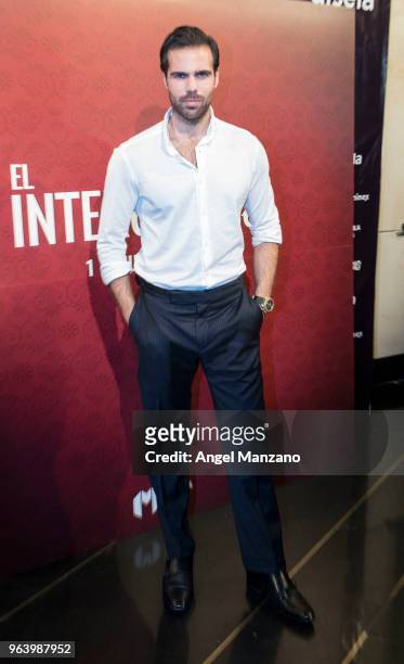 Angel Caballero attends 'El Intercambio' Madrid Premiere on May 30, 2018 in Madrid, Spain.