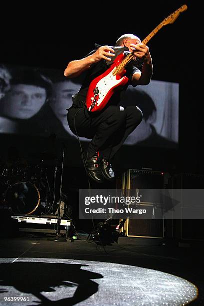 The Who perform at Izod Center - The Meadowlands on October 29, 2008 in East Rutherford, New Jersey.