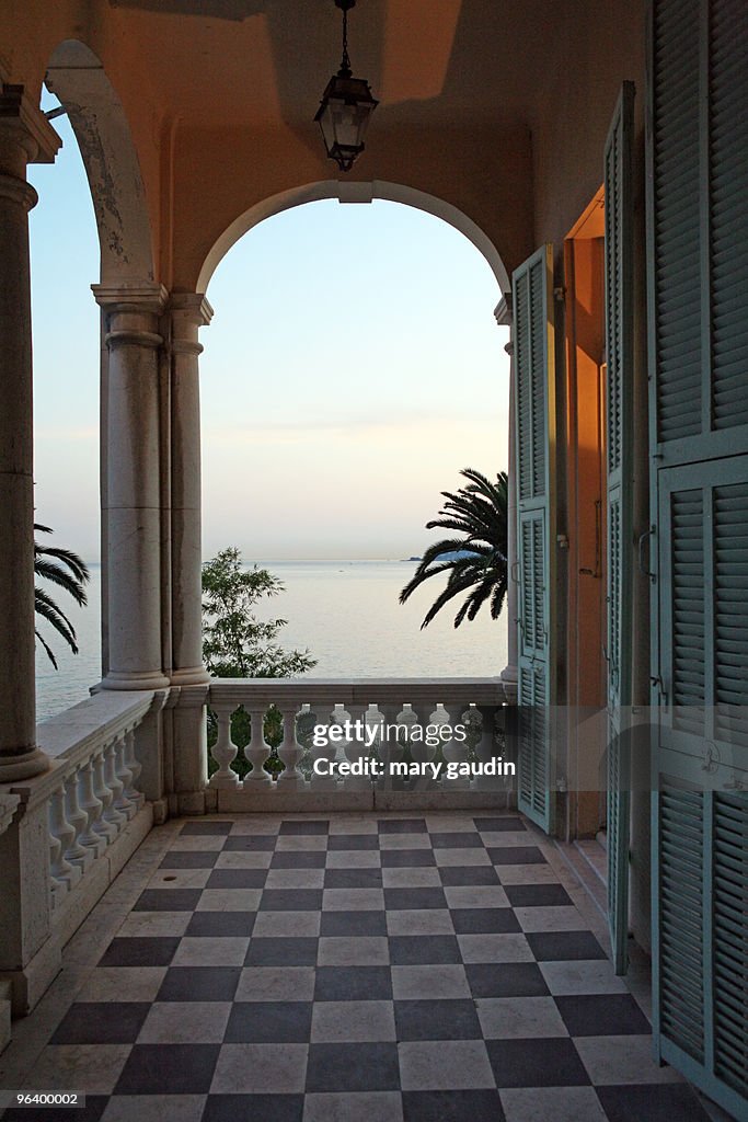 Menton evening light