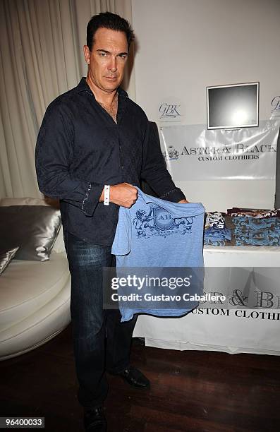 Actor Patrick Warburton attends the GBK Gift Lounge at Player's Press Pre-Super Bowl Party at Sagamore Hotel on February 3, 2010 in Miami Beach,...