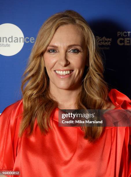Toni Collette attends the 2018 Sundance Film Festival: Filmmaker and Press Breakfast at Picturehouse Central on May 31, 2018 in London, England.