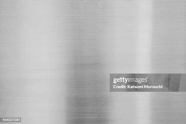 metalic hairline texture background - steel surface foto e immagini stock