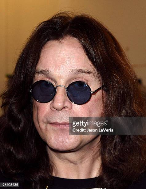 Ozzy Osbourne signs copies of "I Am Ozzy" at Book Soup on February 2, 2010 in West Hollywood, California.