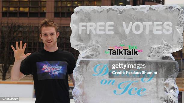 Chris Fountain attends photocall as TalkTalk announce free votes for 'Dancing on Ice' for their customers on February 4, 2010 in London, England.