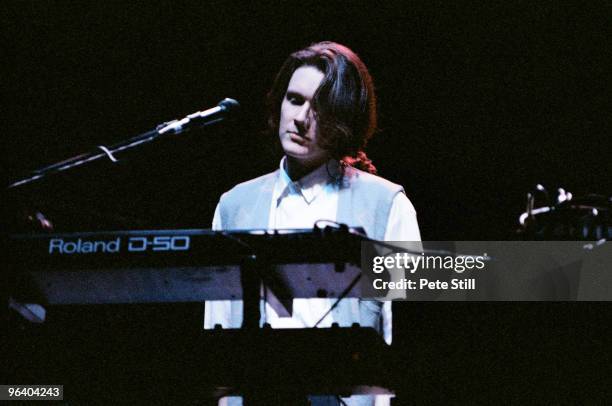 David Sylvian performs on stage at Hammersmith Odeon on May 28th, 1988 in London United Kingdom.