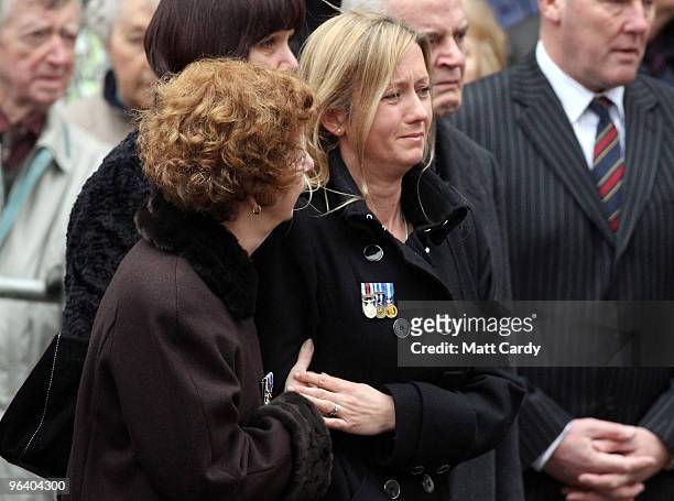 Lorraine Read, the widow of army explosives expert Captain Daniel Read, who died in in an explosion in the Musa Qaleh area of northern Helmand...