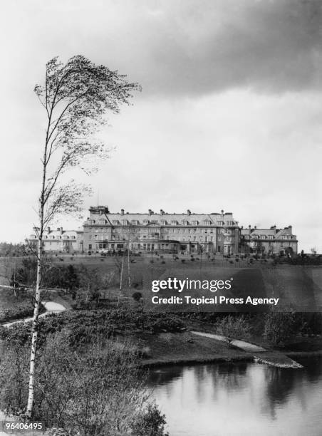 The Gleneagles Hotel and golf resort, Perth and Kinross, Scotland, 15th May 1929.