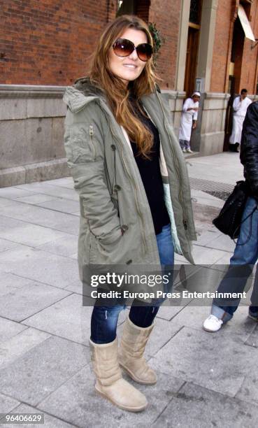 Singer Amaia Montero seen on February 4, 2010 in Madrid, Spain.