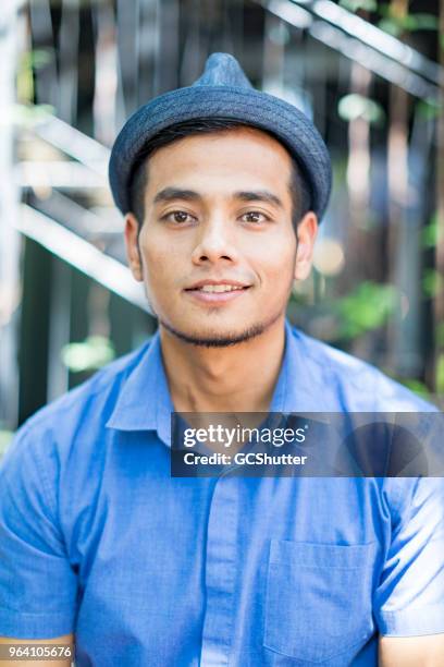 portrait of a young asian man - actor headshot stock pictures, royalty-free photos & images