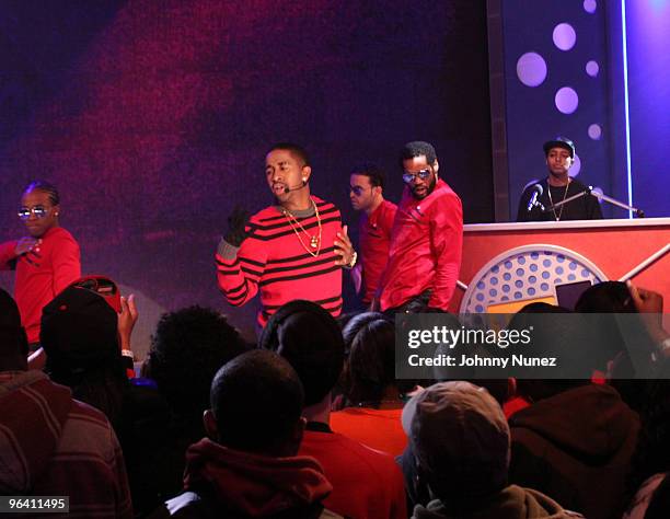 Omarion visits BET's "106 & Park" at BET Studios on January 11, 2010 in New York City.