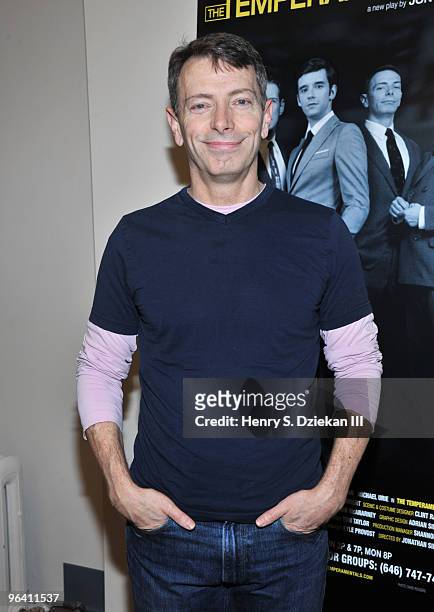 Actor Arnie Burton attends "The Temperamentals" cast photo call at Pearl Studios on February 4, 2010 in New York City.