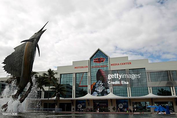 The Fort Lauderdale Convention Center is seen during media week on February 4, 2010 in Miami, Florida.