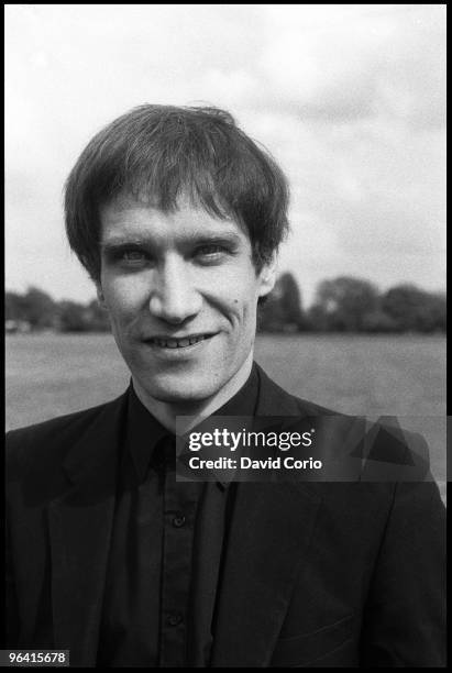 Wilko Johnson former guitarist with Doctor Feelgood and The Blockheads poses for a portrait on May 7, 1981 in Putney, London, England.