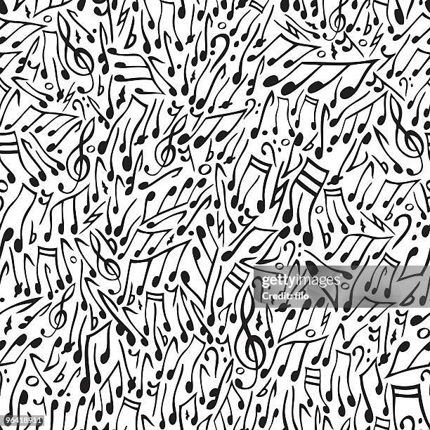 Music Note Print Pattern 8,737 Of Musical Notes To Print Stock Photos, High-Res Pictures, and ...