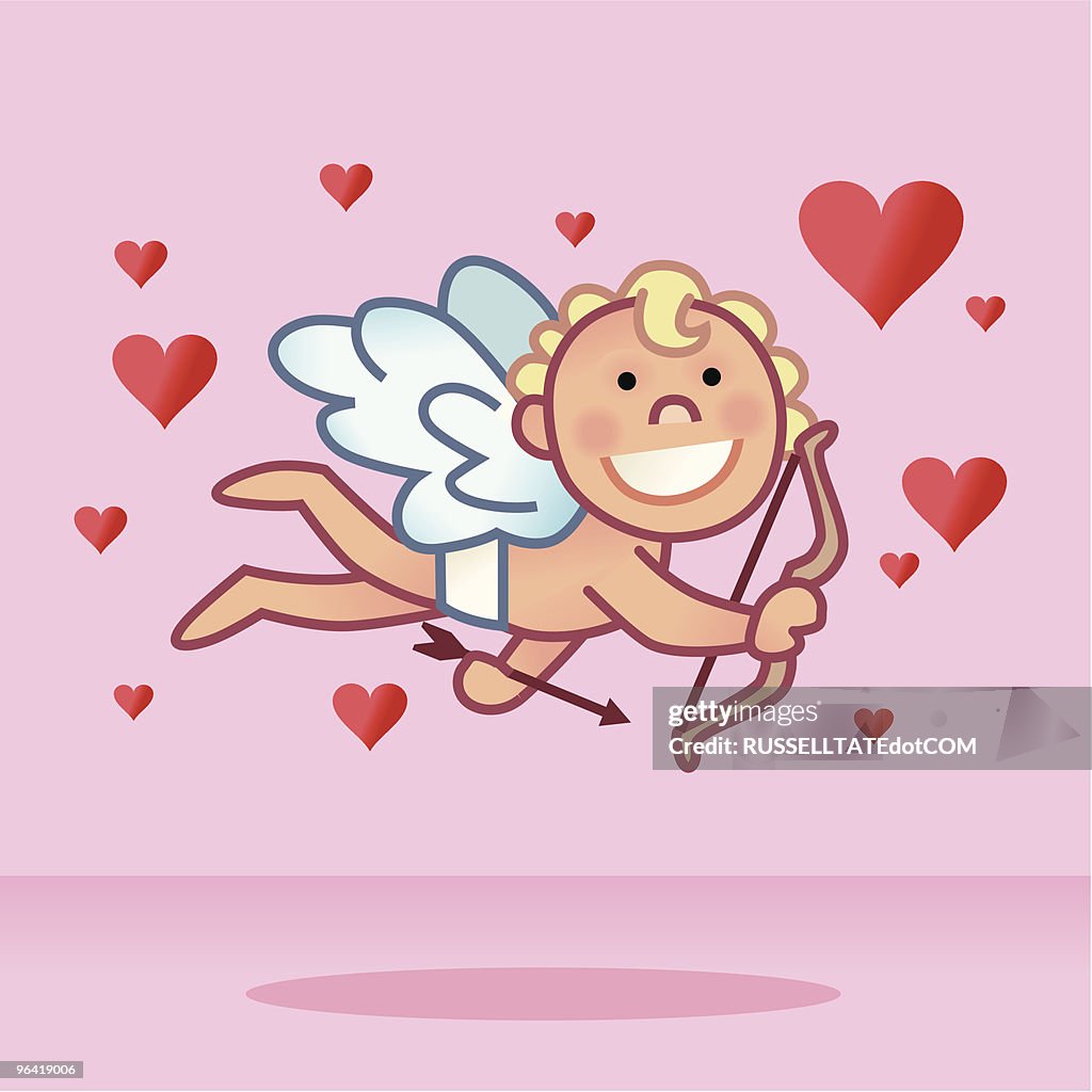 Cupido corazones