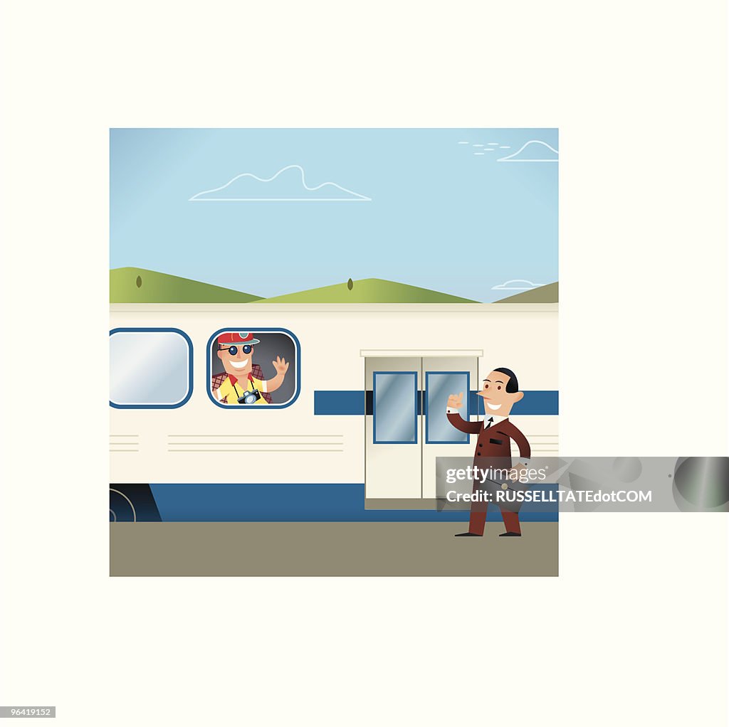 Work and Vacation Train