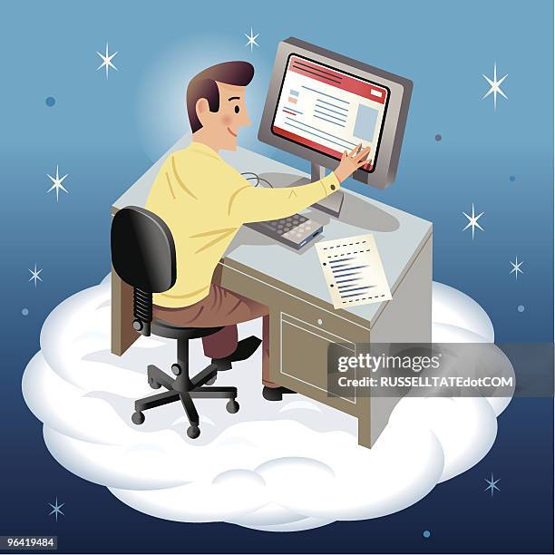 Computer Floatie 82 Paper Floating Computer Stock Photos, High-Res Pictures, and Images ...