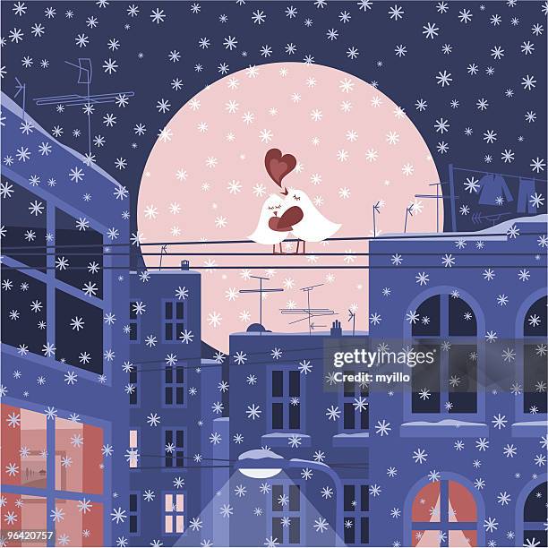 ilustrações, clipart, desenhos animados e ícones de quentes de inverno - valentines day home
