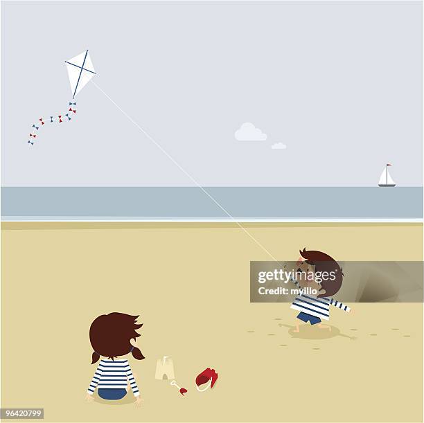 summer time - salt flat stock illustrations