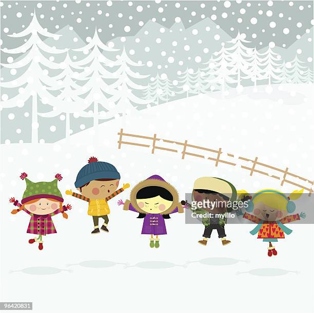 lass es schneien - let it snow stock-grafiken, -clipart, -cartoons und -symbole