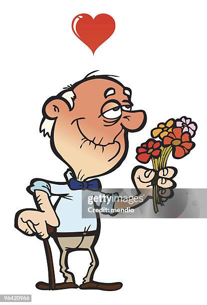 eternal lover - man cane studio stock illustrations