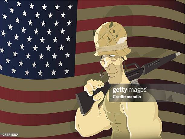 american soldier - us marine corps 幅插畫檔、美工圖案、卡通及圖標