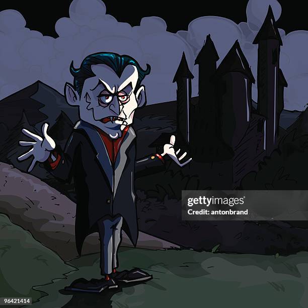 dracula castle - dracula stock illustrations