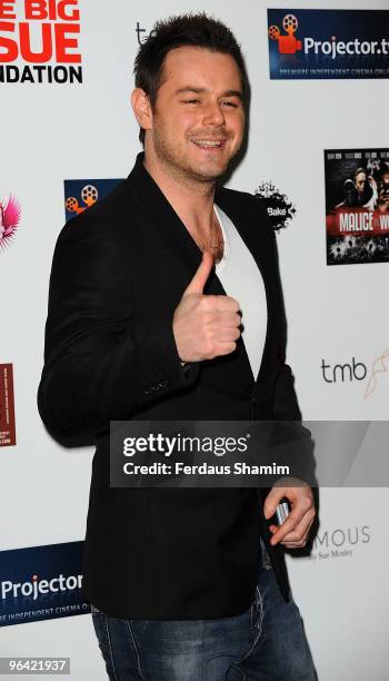 Danny Dyer attends the UK Premiere of 'Malice in Wonderland' on February 4, 2010 in London, England.